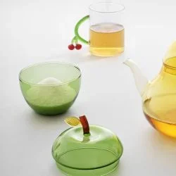 Apple sugar bowl