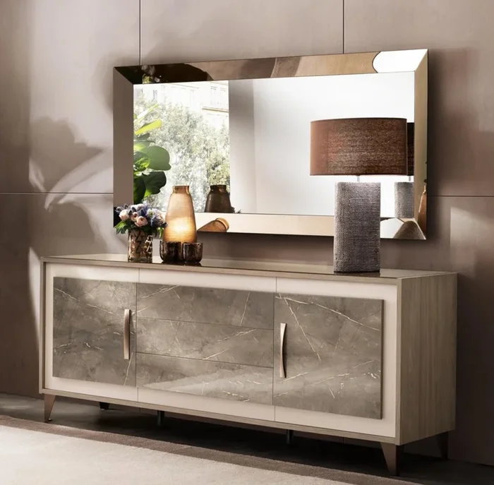 arredoclassic Kommode Anrichte Side Low Board Schrank Wohn Zimmer Regal Luxus