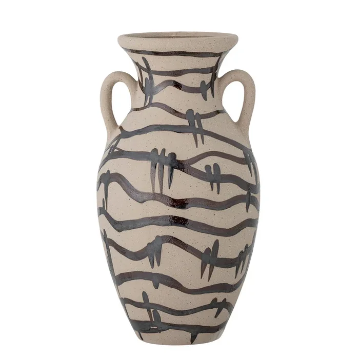 Bloomingville – Ohana Vase, H 31 cm, schwarz