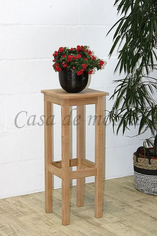 Blumentisch 32x85x32cm ANTON Kernbuche massiv natur geölt