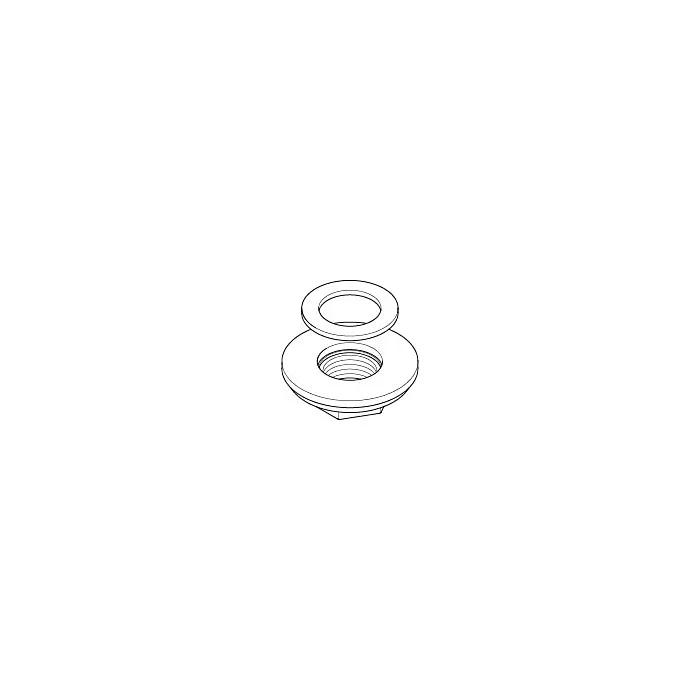 Dornbracht Gegenverschr.g 1/2 stv 1/2 0423100100490 ERSATZTEILE 04231001004 D 45 mm, 1/2″