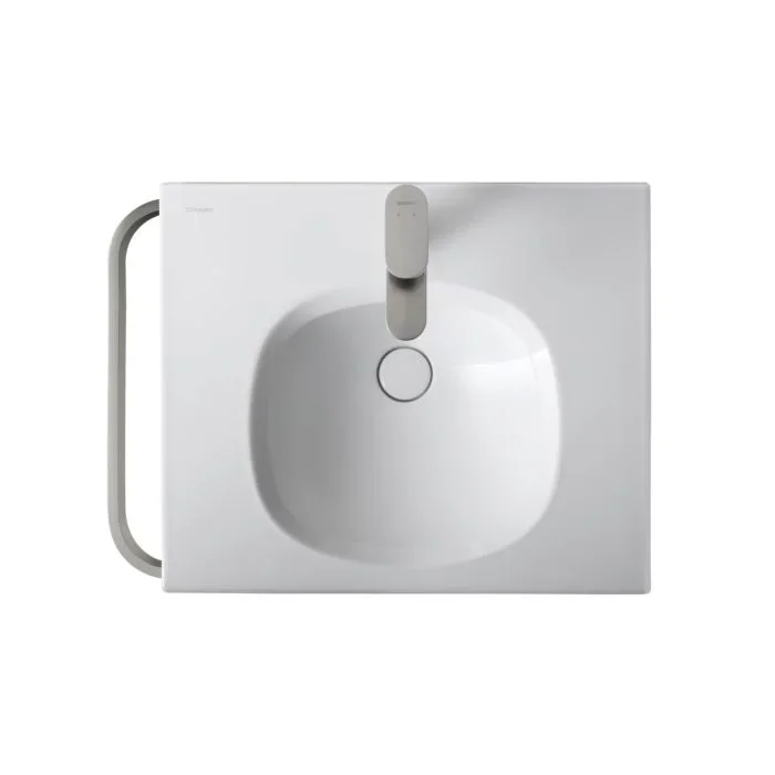 Duravit M Wave Waschtischarmatur WA1020001070 Ausladung 122mm, mit Zugstangen-Ablaufgarnitur, Edelstahl gebürstet