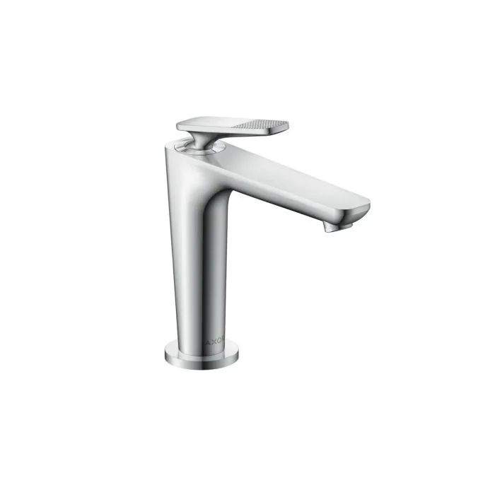 hansgrohe Axor Citterio C CoolStart Waschtischarmatur 49041000 cubic cut, chrom, Ausladung 135mm, Ablauf unverschließbar