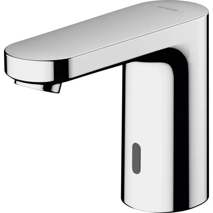 hansgrohe Vernis Blend Elektronik-Waschtischarmatur 71504000 Netzanschluss 230 V, für Kaltwasser oder vorgemischtes Wasser, chrom
