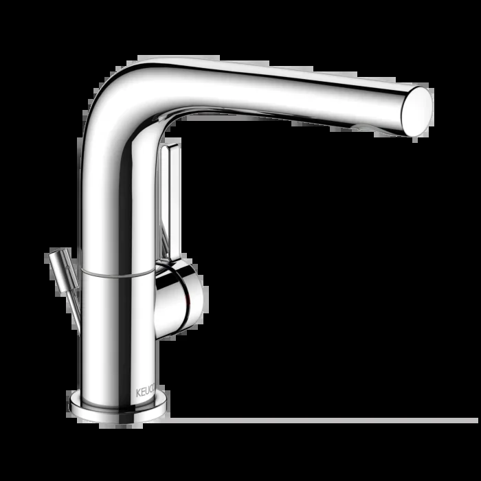 Keuco Edition 400 Waschtischarmatur 51505010000 Ausladung 153mm, schwenkbar, mit Ablaufgarnitur, verchromt