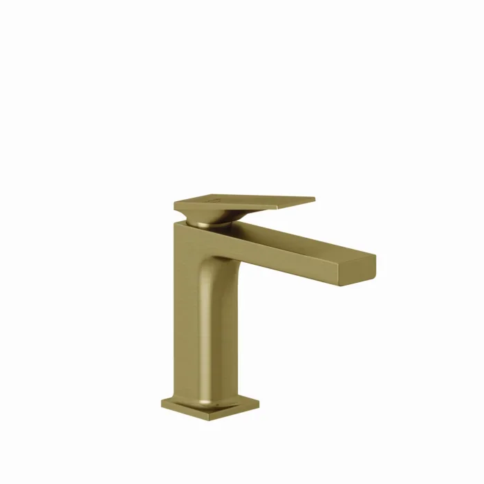 Kludi DECUS Waschtischarmatur 110 54289N075 ECO PLUS, mit Push-Open Ablaufgarnitur, Brushed Gold
