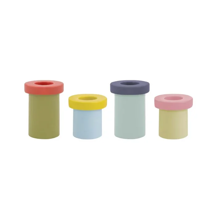 Remember – Kerzenhalter-Set Pippo, mehrfarbig (4er-Set)