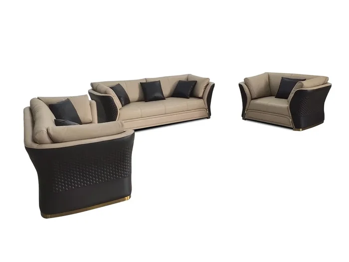 Sessel Design Couch Sofa Relax Lounge Leder Fernseh Luxus Club Polster