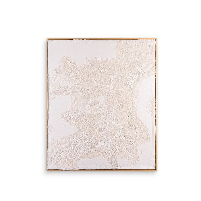 Studio Mykoda – SAHAVA Fur 1, 100 x 120 cm, cream / Rahmen Kiefer natur