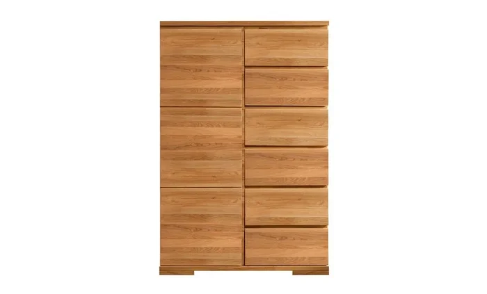 Wäschekommode SERIE B 90x131x45cm Wildeiche massiv natur Livos geölt