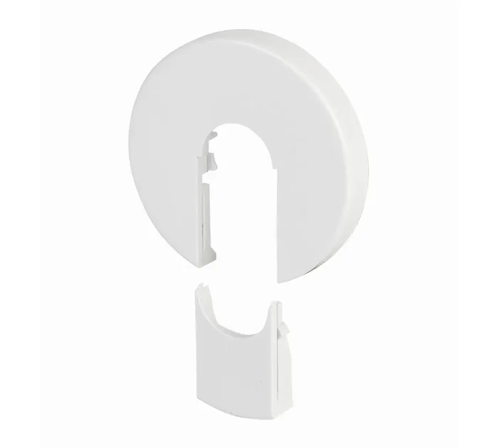 Zehnder Rosetten zur Verkleidung bestehender Anschlüsse ⌀ 1,2 cm in weiß (2 Stück)